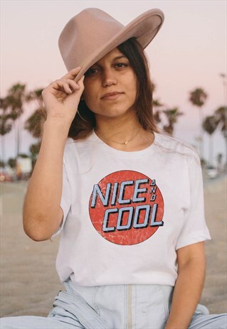 NICE AND COOL GRAPHIC T-SHIRT