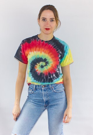 RETRO USA TIE DYE T-SHIRT