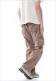 VINTAGE ARMANI CARGO PANTS TROUSERS BEIGE
