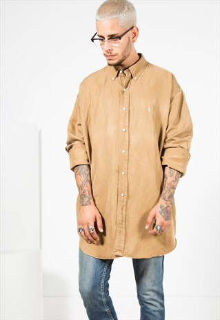 VINTAGE 80S CLASSIC POLO RALPH LAUREN SHIRT / 4952