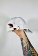 VINTAGE 90S NIKE WHITE EMBROIDERED HAT CAP