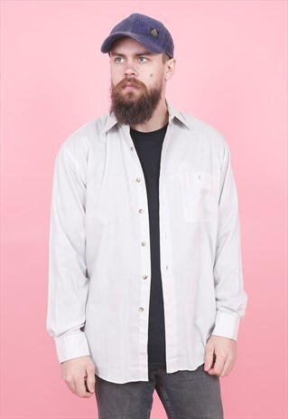 VINTAGE YSL GREY SHIRT /R8361