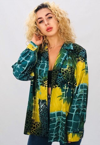 VINTAGE OVERSIZED PATTERN SHIRT