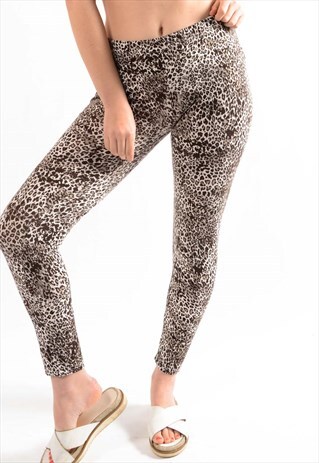 VINTAGE ANIMAL PRINT LEGGINGS
