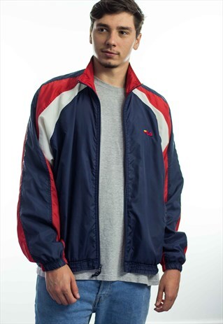 VINTAGE FILA LOGO JACKET 90S L 12.4