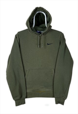 VINTAGE NIKE HOODIE SWOOSH GREEN XS