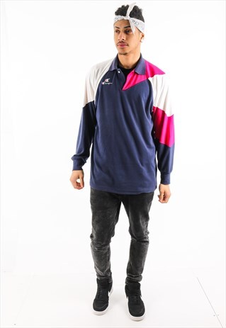 VINTAGE CHAMPION LONG SLEEVE POLO SWSAW114
