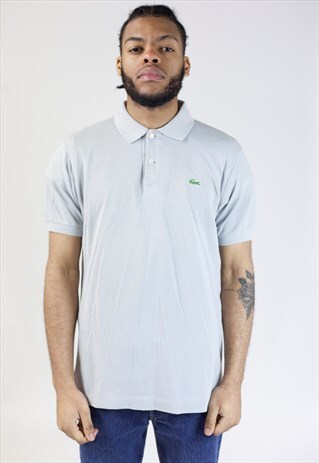 VINTAGE LACOSTE GREY POLO SHIRT