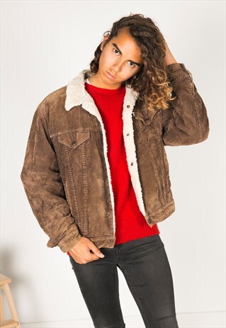 VINTAGE 80S LEVIS WINTER SHEEPSKIN JACKET / R1201C705