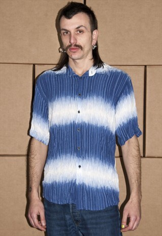 VINTAGE VERSACE STRIPED SHIRT