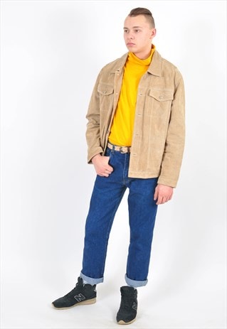 VINTAGE 90'S SUEDE LEATHER JACKET