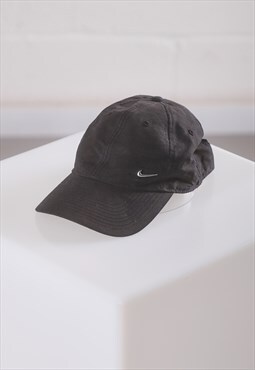 Vintage Nike Cap in Black Summer Gym Baseball Swoosh Hat