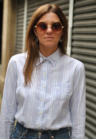 VINTAGE 90'S LILAC CHECK SHIRT