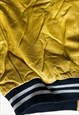 VINTAGE 90S REDSKINS YELLOW LEATHER VARSITY JACKET