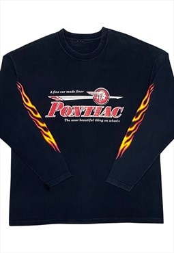 Pontiac Racing Black Longsleeve T-Shirt XL