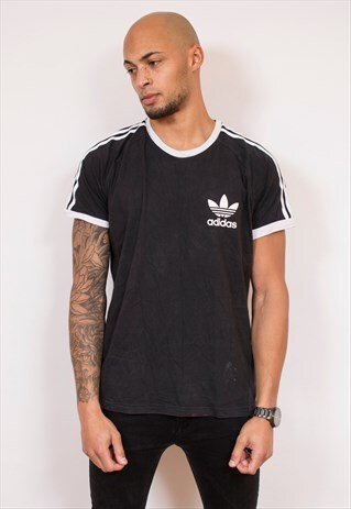 ADIDAS ORIGINALS BLACK T SHIRT L