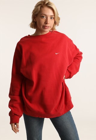 VINTAGE NIKE EMBROIDERED LOGO SWEATSHIRT