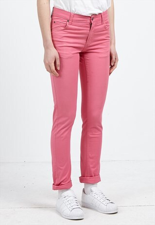 VINTAGE PINK SKINNY FIT DENIM JEANS