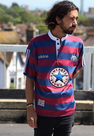 AUTHENTIC ADIDAS // 1995-1996 // NEWCASTLE UNITED TOP