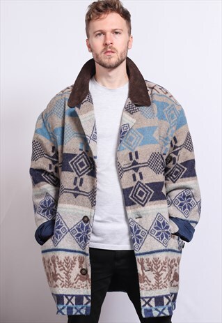 VINTAGE AZTEC INCA JACKET