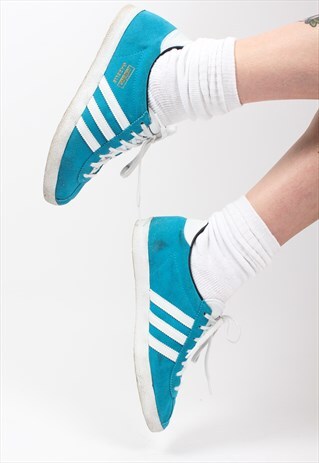 VINTAGE ADIDAS GAZELLE SUEDE TRAINERS ASM2194