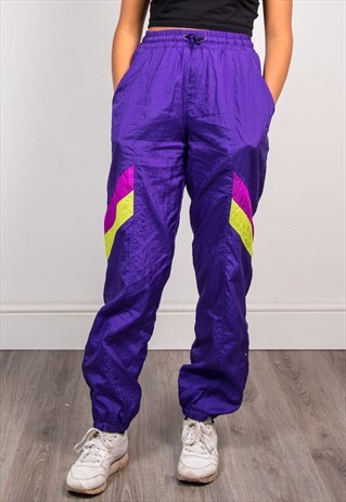 Vintage 90's Purple Shellsuit Tracksuit Joggers Bottoms | The Vintage ...