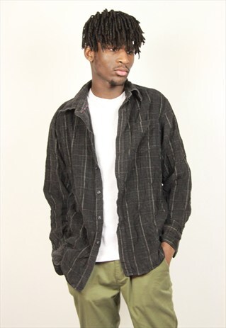 VINTAGE CORD CHECK SHIRT
