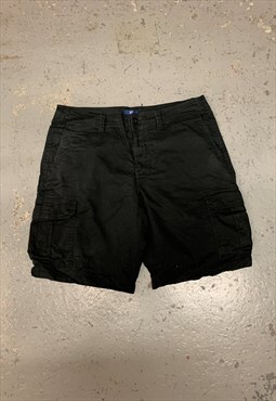 Utility Cargo Shorts in Black