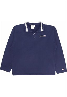 Reebok 90's Reebok Classic Quarter Zip Sweatshirt XLarge Blu