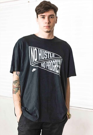 VINTAGE NIKE T-SHIRT LOGO 90S XXL 8.6