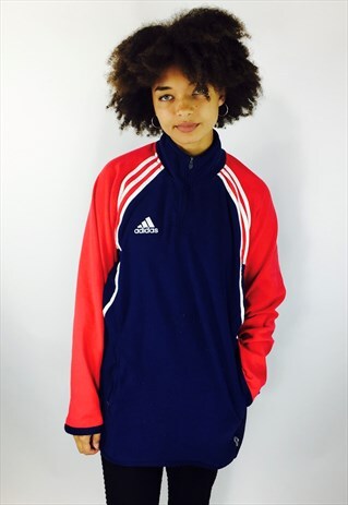 ADIDAS PULLOVER FLEECE SWEATSHIRT