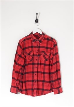 Vintage current checked shirt red & black medium BV9647