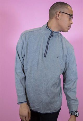 VINTAGE NAUTICA 1/4 ZIP SWEATSHIRT