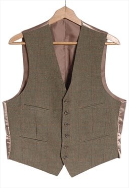 Check Tweed Waistcoat