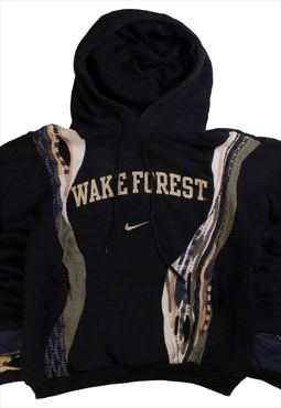 Vintage 90's Nike Hoodie Rework Coogi Wake Forest Middle
