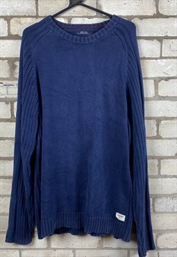 Mens Navy Jumper Tommy Jeans XL