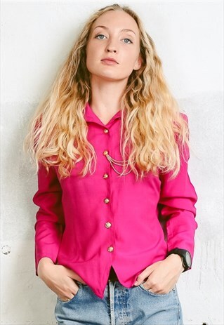VINTAGE 80S HOT PINK ROYAL JACKET
