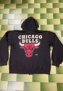 Vintage NBA Starter Chicago Bulls Hoodie Jacket Full-Zip