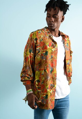 VINTAGE ABSTRACT PATTERN SHIRT