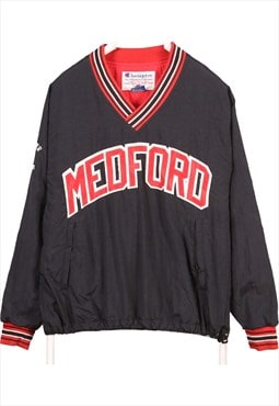 Vintage 90's Champion Windbreaker Jacket Medford V Neck