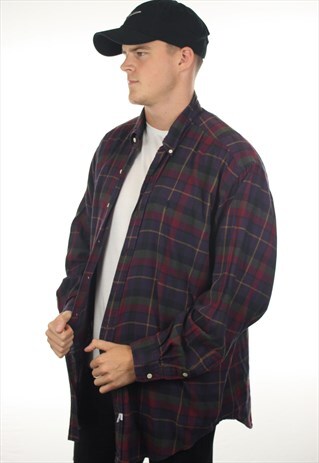 VINTAGE RALPH LAUREN CHECK LONG SLEEVE SHIRT