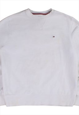 Tommy Hilfiger  Heavyweight Crewneck Sweatshirt Small White