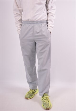 VINTAGE ADIDAS TRACKSUIT TROUSERS GREY