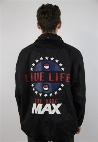 VINTAGE PEPSI MAX 90S PRINT SHELL JACKET