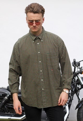 TOMMY HILFIGER USA TATTERSALL CHECK SHIRT