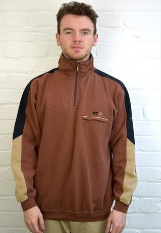 VINTAGE 90'S 1/4 ZIP SWEATSHIRT