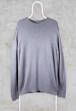 Vintage Grey Levi's Jumper Red Tab Large
