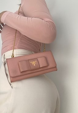 Authentic Prada Wallet on Chain - Repurposed Mini Bag