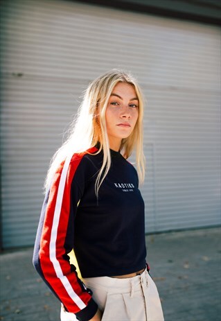 BASIC "DETROIT" SHORT SWEATSHIRT
