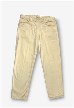 Vintage levi's 550 relaxed fit jeans cream w38 l32 BV20879